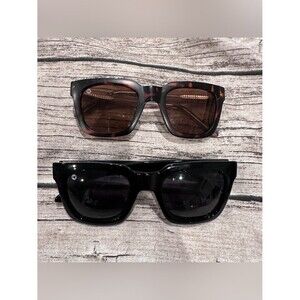 Lot of 2 Knockaround Songbird Oversized Square-Frame Sunglasses